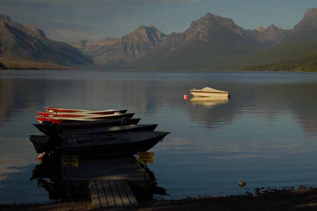 McDonald Lake at Apgar Village